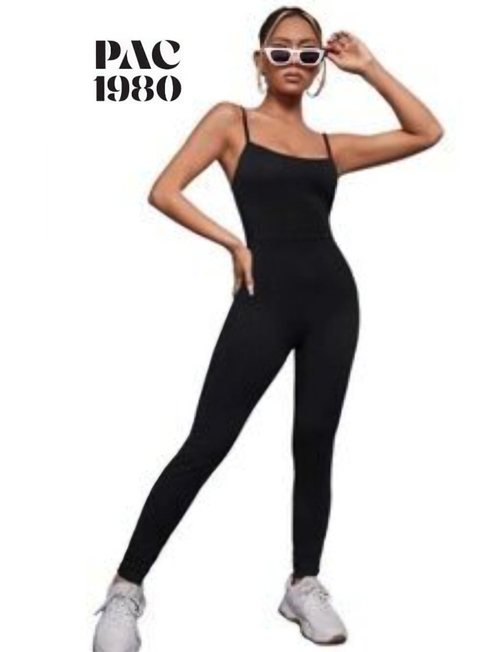 PacSun PAC 1980 Black Stretchy Catsuit A Versatile Jumpsuit BodyCon Style Size S